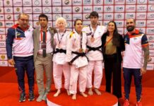 Póker de medallas para el judo español para ciegos en el Grand Prix de Astaná