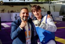 Plata para Joel Martín en el Grand Prix de Roma de taekwondo paralímpico