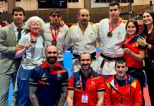 Póker de bronce del judo español para ciegos en el Grand Prix de Sao Paulo