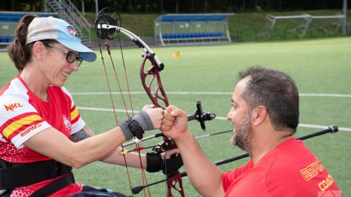 Isabel Fernández tiro arco Nove Mesto
