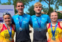 Las promesas paralímpicas del triatlón brillan en la Copa del Mundo y Lionel Morales vuelve al oro