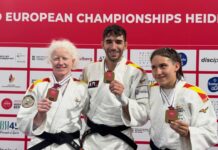 Sergio Ibáñez y María Manzanero, campeones de Europa de judo para ciegos