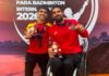 Iván Segura y Paco Motero suman tres medallas en el Internacional de Perú de bádminton